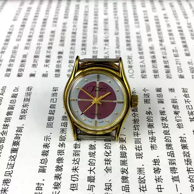 The original inventory Liaocheng watch factory production Taishan brand Ms. mechanical diameter of 27mm sent strap a