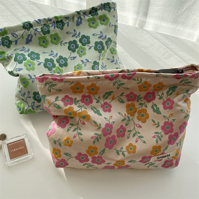 Youmu bag small fresh pastoral style literary flower bag cosmetic bag ins style coin storage bag mobile phone clutch bag