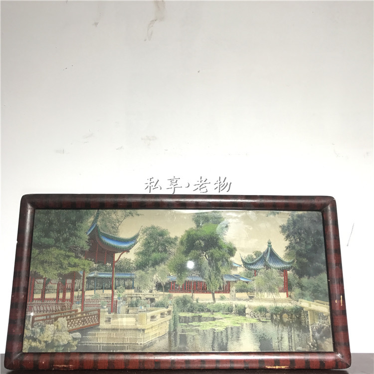 Old Shanghai Brocade Old Embroidery Old Frame Old Goods Vintage Old Objects in the Republic of China