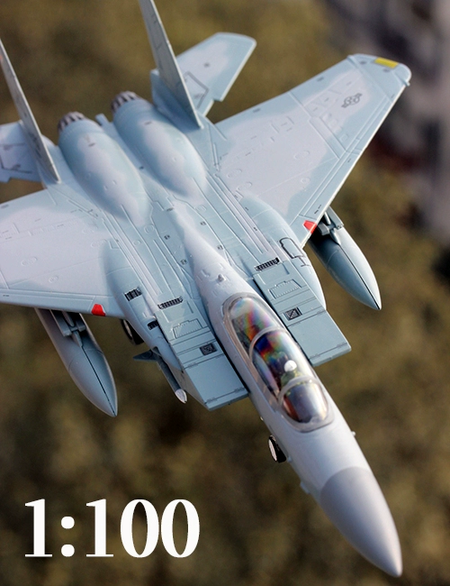 1: 100 hợp kim máy bay mô hình trang trí MỸ F15A máy bay chiến đấu eagle tĩnh thành cát quân sự bảng thu nhỏ do choi cho be