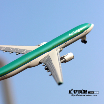 1:500 passenger aircraft model ornaments simulation Airbus A330 Irish aviation alloy aircraft scene finished toy