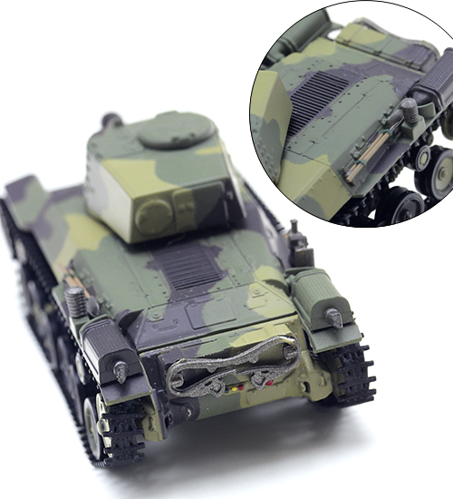 1: 72 Nhật Bản Chiến Tranh Thế Giới II mô hình xe tăng đồ trang trí mô phỏng cảnh tĩnh sandbox 97 vừa nặng chống xe tăng súng ô tô mô hình