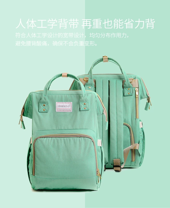 Mommy bag 2019 thời trang mới túi mẹ và bé đeo vai đa chức năng túi đựng đồ mẹ nữ cho bé đi chơi phiên bản Hàn Quốc - Túi / túi Baby