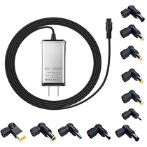 Gallium nitride portable 65W laptop charger Lenovo HP Dell Asus multi-function power adapter