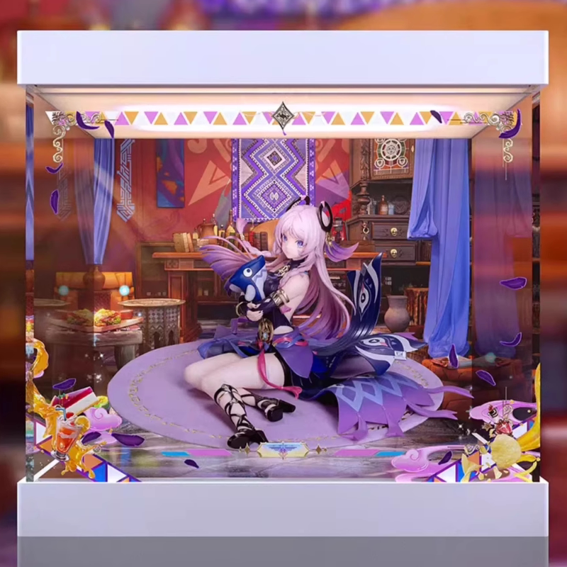 Myethos Genshin Impact Xitrali White Star Obsidian Acrylic Figure Display Box