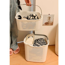 Household dirty clothes basket large capacity classified bathroom bathing and clothing artifact dirty clothes storage basket laundry basket underwear bucket