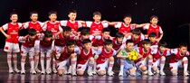 Childrens summer football dance clothes cheerleaders boys T-shirt stupid cheering dance clothes to send football socks