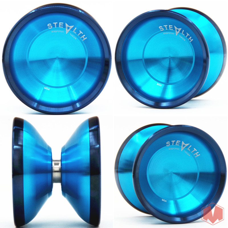 Bàn tay ma M04 hoàn toàn mới MAGIC Yo-Yo Yo-Yo 7075 Kim loại thép không gỉ bên ngoài thế giới yoyo gỗ cho trẻ em