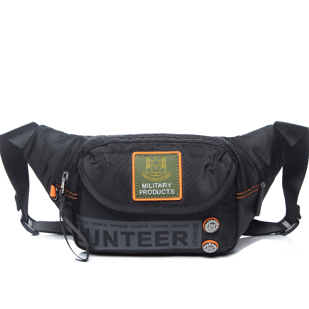 Kettle waist bag men's multifunctional waterproof leisure outdoor sports bag messenger bag chest bag small backpack female canvas bag