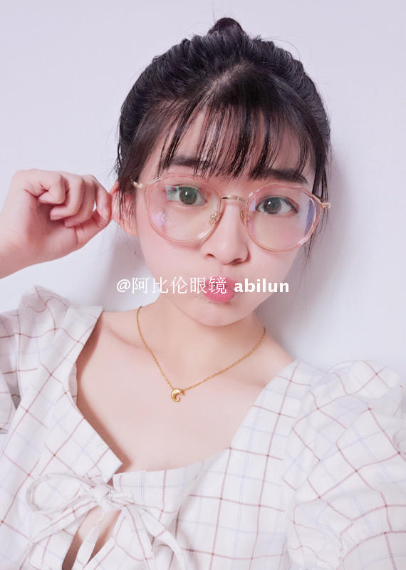 Han tr90 da chân retro kính không đều khung kính trong suốt kim loại kính cận thị mặt tròn khung lớn gương phẳng kính cartier