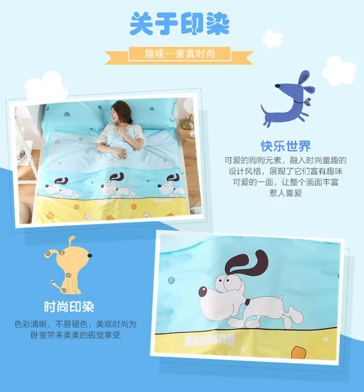 Du lịch bẩn bẩn túi ngủ di động trong nhà đôi khách sạn du lịch khách sạn chống bẩn người lớn quilt cover sheet người cotton túi ngủ mùa hè cho bé