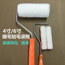 4 inch 6 inch roller brush Paint brush Latex paint Paint paint Roller brush Short hair wool small thumb roller brush