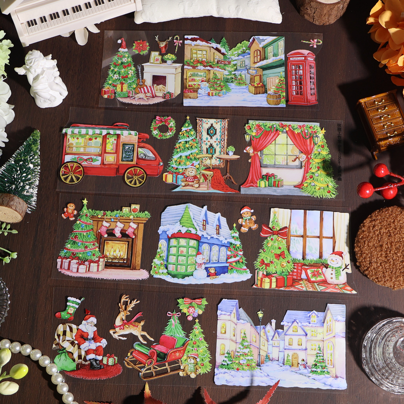 【December 30 Cloud Market】Popular Landscaping Collage Pet Tape, Shell Light Tape, Full Set of 15 Rolls 7% off