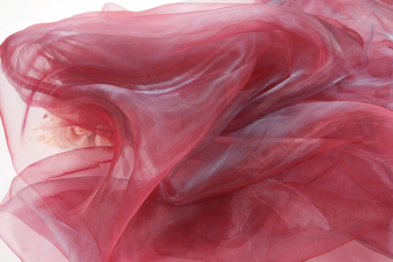 Tốt nghiệp thiết kế quần áo vải siêu dày đặc organza gradient ảo tưởng vải mã hóa đám cưới ánh sáng sợi mềm - Vải vải tự làm vải dạ ép