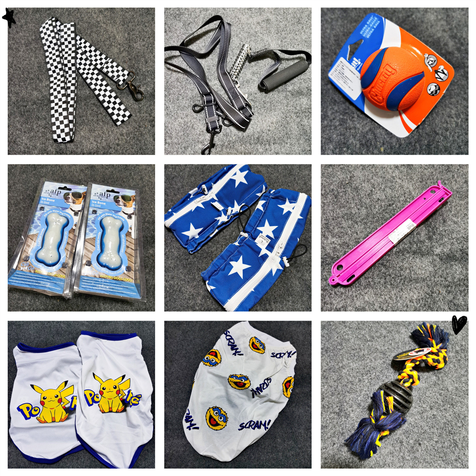 Special prices of various pet supplies toys dog necklace dog chest big dog clothes