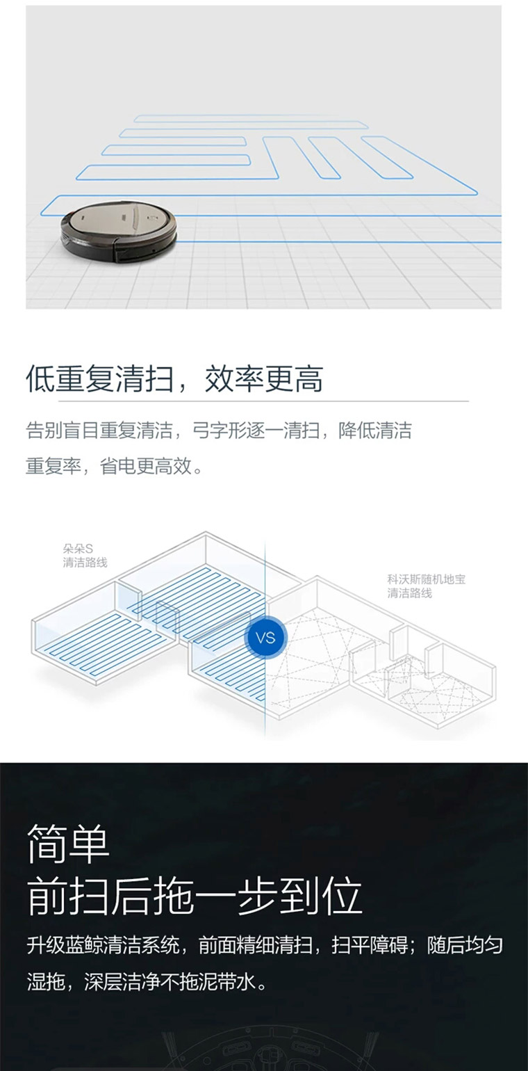 Cobos nở hoa robot quét nhà tự động một máy kho báu robot siêu mỏng thông minh robot c30b