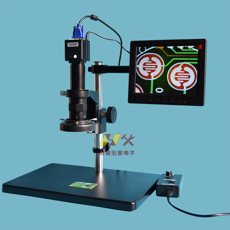 Electron microscope HD maintenance Industrial CCD camera VGA PCB plate jewelry jade mold tool viewing