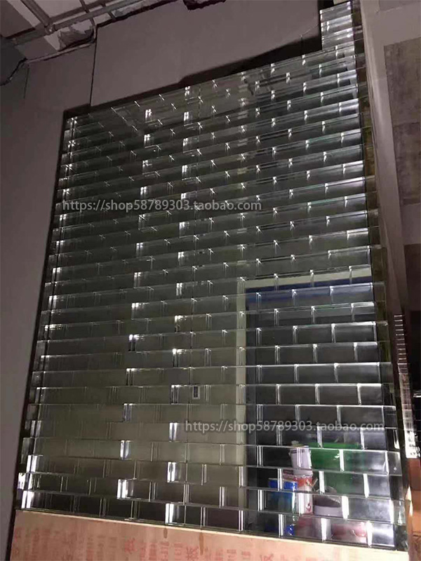 Rectangular Crystal Sticker sheet Package Pillar Sticker Wall Glass Brick Screen Background Wall Quantity Great