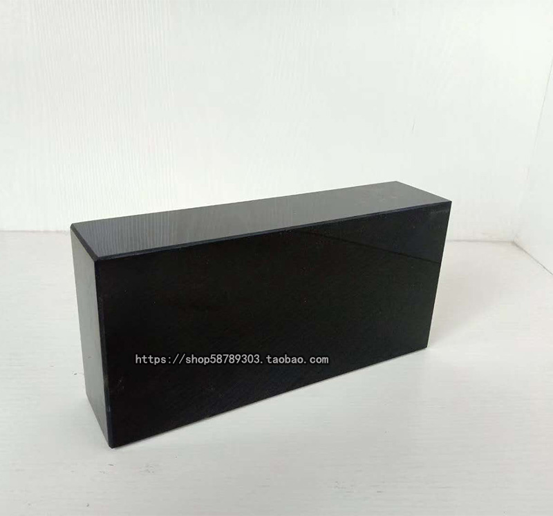 Solid black ink color crystal glass brick true color without falling color 200100 50 Accept custom quantity great