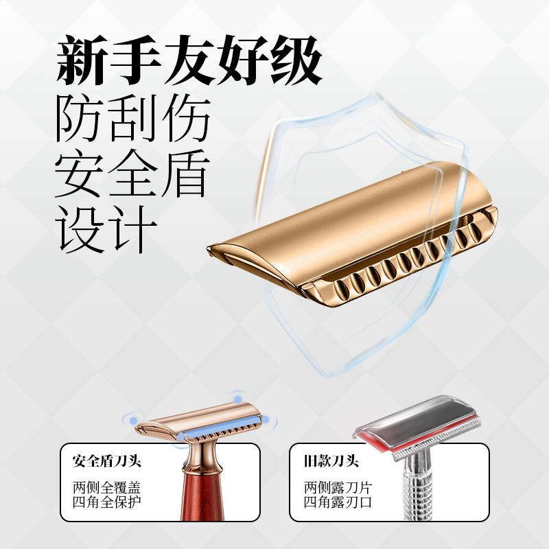 复古与现代交融：老式双面敏感手动剃须刀🪒架解析