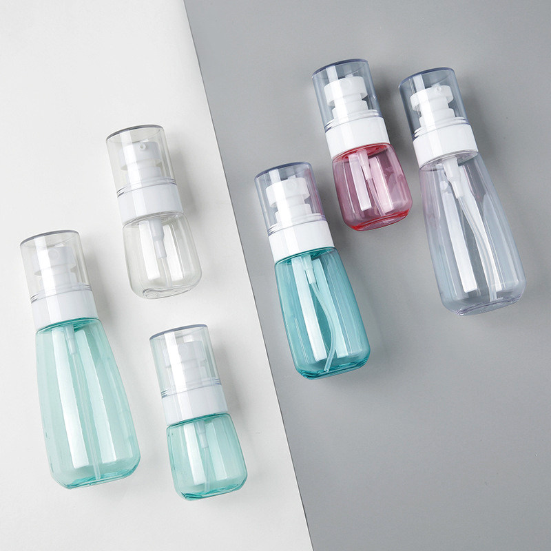 Travel Cosmetics Sub-Bottle Set Portable Press Spray Bottle Empty Bottle Makeup Remover Lotion Trial Pack Bottle