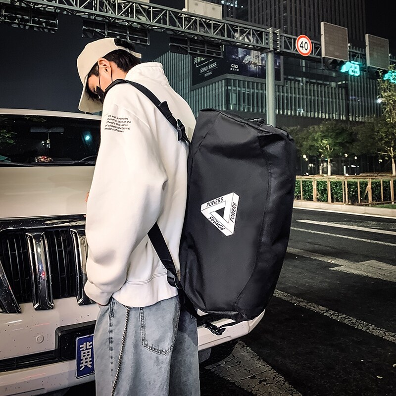 Travel Bag Large Capacity Male Oversized Hand Luggage Containing Bag Double Shoulder Fitness Diagonal Satchel Training Bag Basketball Bag