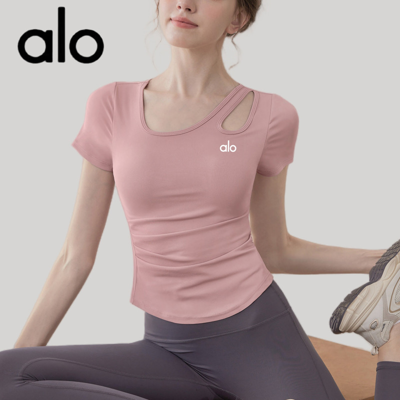 Aio Yoga Clothes for Women 2026 New Short-Sleeved Slim-Fitting High-End Sports Tops Pilates Training Clothes Fitness Clothes Aio Yoga Clothes for Women 2026 New Short-Sleeved Slim-Fitting High-End Sports Tops Pilates Training Clothes Fitness Clothes
