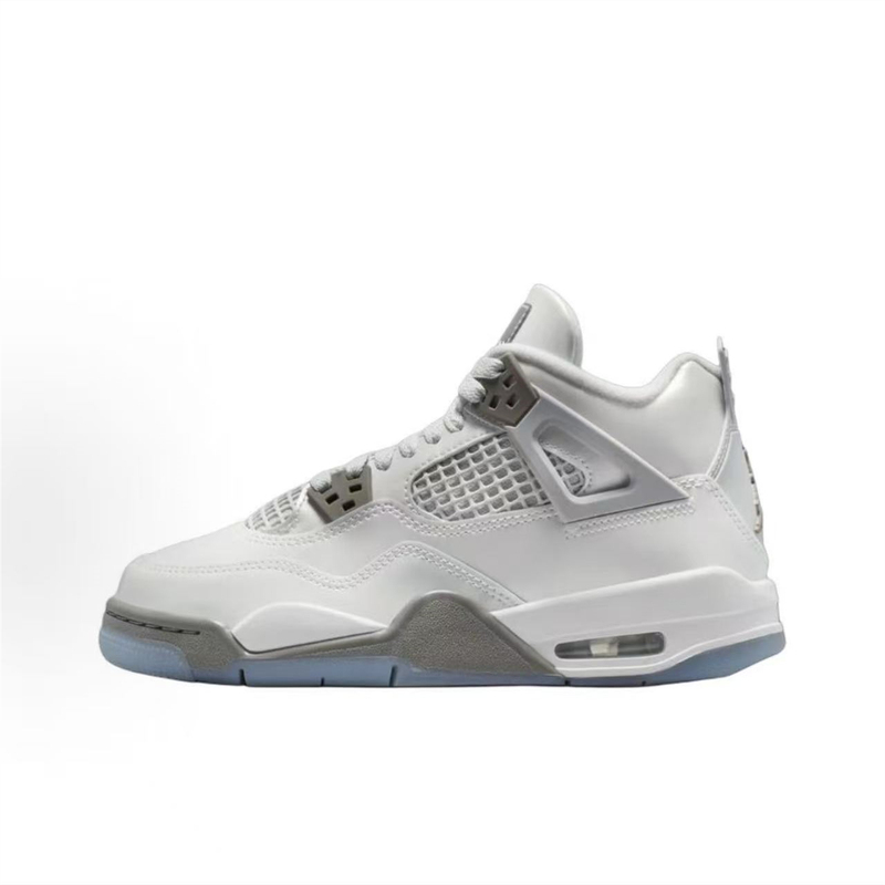 Air Jordan 4 Photon Dust Gs Campus Style Basketball Shoes Gray Blue Hv4401-014 Air Jordan 4 Photon Dust Gs Campus Style Basketball Shoes Gray Blue Hv4401-014