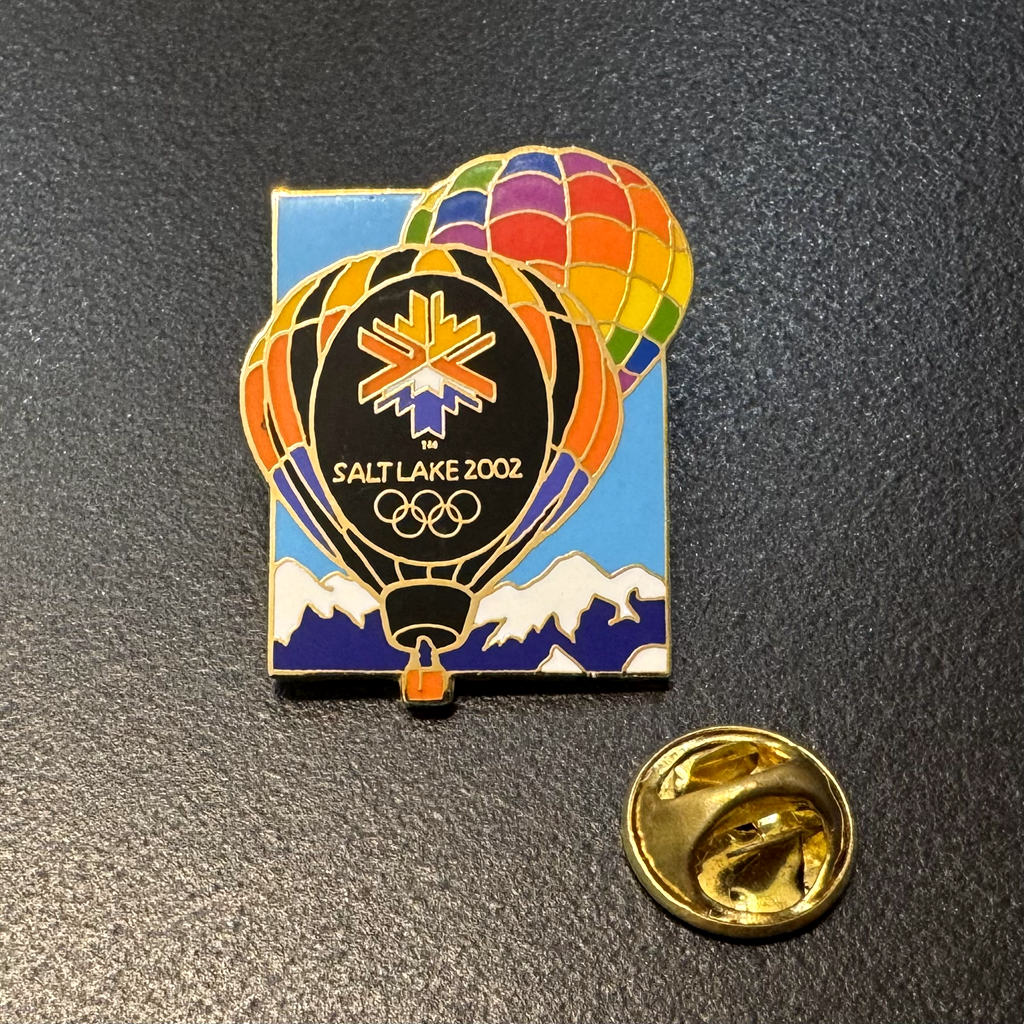 2002盐湖城冬奥会 奥运 官方 热气球 纪念 徽章 pin 稀少