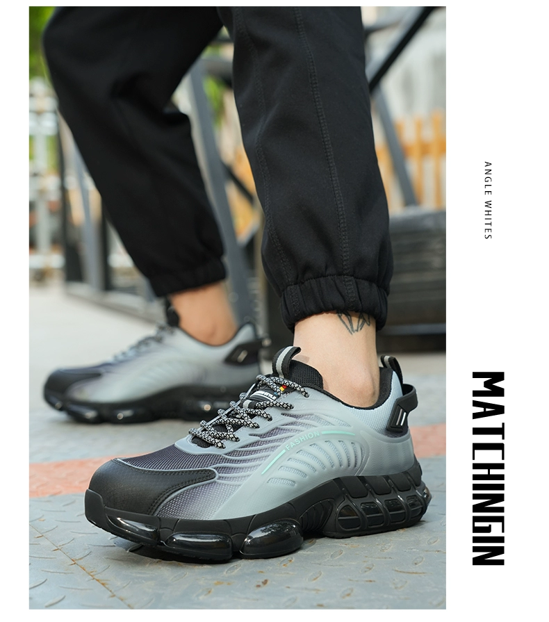 Labor protection shoes for men with steel toe caps, anti-smash, anti-stab, safe and wear-resistant for construction site, lightweight, soft-soled, breathable, anti-odor, women's four-season autumn and winter