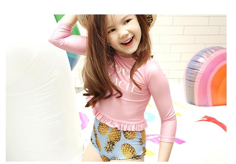 Bộ đồ bơi bé gái bikini chia bé gái Trẻ sơ sinh 1-3 tuổi Spa đồ bơi trẻ em - Bộ đồ bơi của Kid đồ bơi cho be gái 1 tuổi