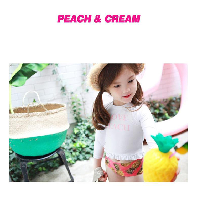 Bộ đồ bơi bé gái bikini chia bé gái Trẻ sơ sinh 1-3 tuổi Spa đồ bơi trẻ em - Bộ đồ bơi của Kid đồ bơi cho be gái 1 tuổi
