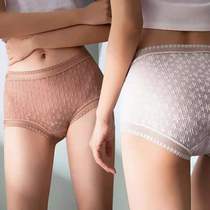 Spring new starry lace sexy womens briefs high elastic soft mesh hollow quick-drying underwear new products