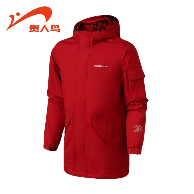 Noble bird men's top 2019 spring and autumn new thickened warm windbreaker jacket sportswear male B491109