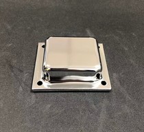 86 top cover with folded edge no outlet hole thickness 0 9nm electroplated bright chrome hole spacing 57 2*71 5mm