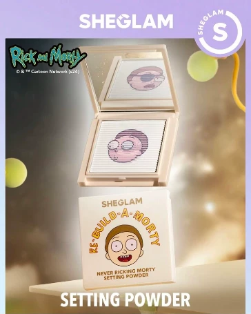 Набор косметики Sheglam Rick & Morty — блеск для губ, палетка теней, карманное зеркало, 8–12 предметов