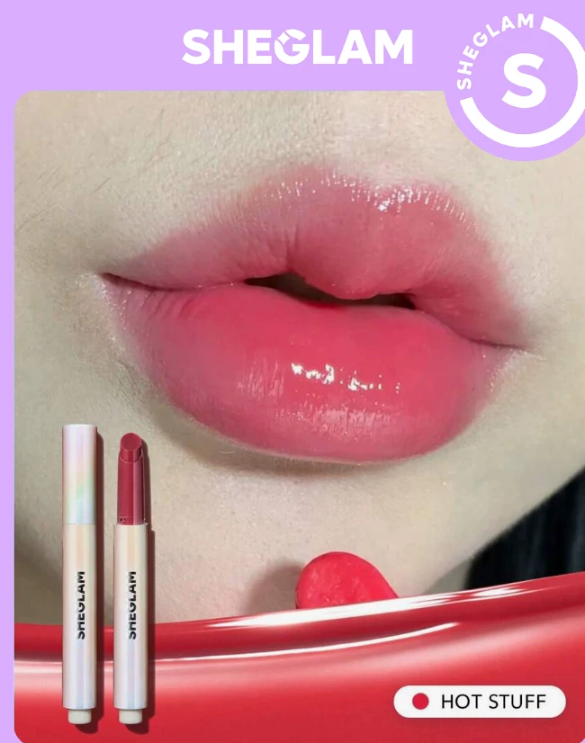 Solid Lip Gloss SHEGLAM 2.3 g, moisturizing mirror-effect lipstick, multi shade stick