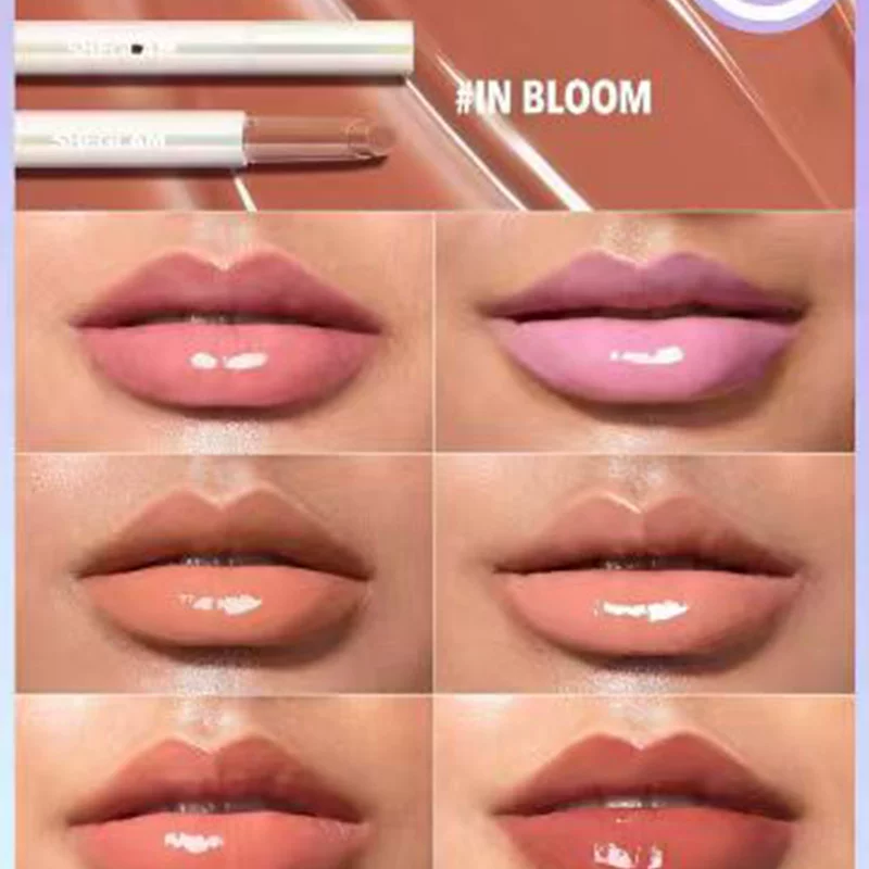 Solid Lip Gloss SHEGLAM 2.3 g, moisturizing mirror-effect lipstick, multi shade stick