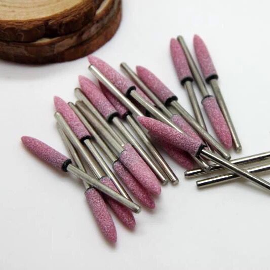 Electric chain saw chain grinding flint Aberdeen electric chain saw oil saw chain grinding head red small electric grinding grinding head extended pointed type