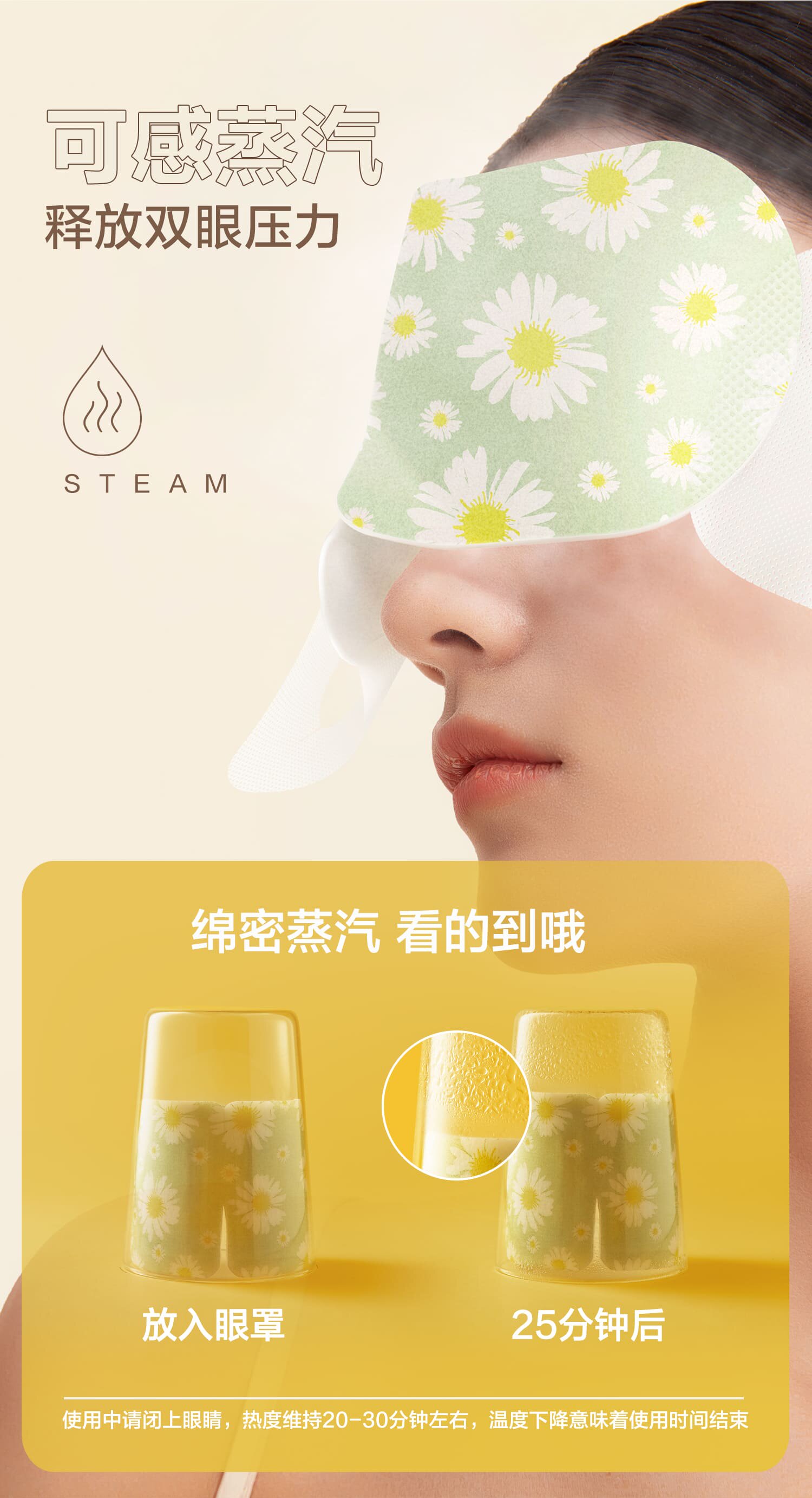 我们买过 珍视明 蒸汽眼罩 10片 缓解眼疲劳 带着睡觉很舒服 图3