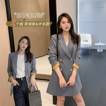 Sister K (day-to-day suit) TR suit material lapel single-breasted casual suit woman