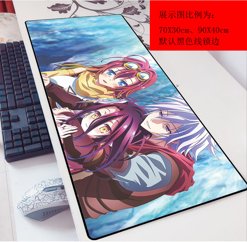 Game life anime game 3mm mouse pad super large 90x40 animated laptop keyboard mat customization