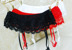 [丝 恋] Garter gợi cảm với ruffle ren hai lớp chống trượt (không bao gồm đồ lót và vớ) quần vớ ren dài Nịt Tất
