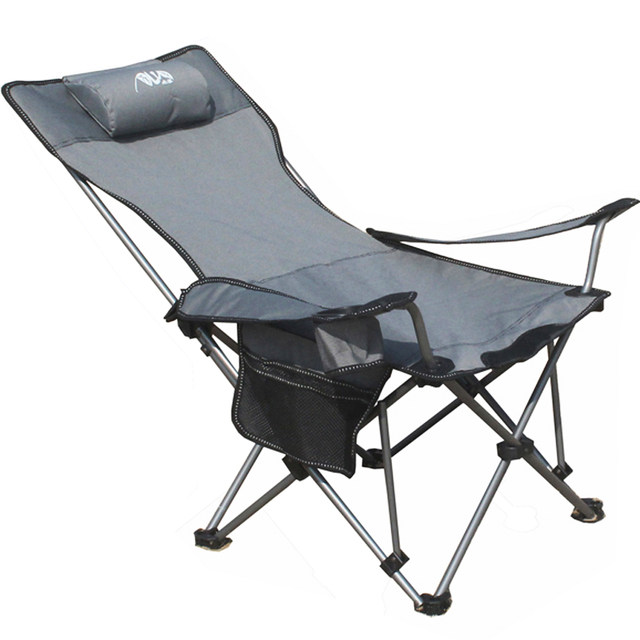 Outdoor folding chair lounge chair portable backrest leisure chair beach chair fishing chair nap nap bed chair folding stool