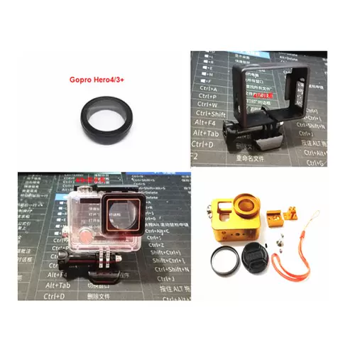 GoPro Hero4 3 3+ аксессуары Портативная тепловая охлаждающая защитная оболочка Защитная рамка.