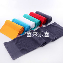 Sports towel sweat-absorbing gym running cotton sweat towel lengthened 25*110cm pure cotton adult custom logo