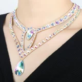 Danbaoluo ожерелье для современного танца воротник украшение на шею национальный стандарт танец кольцо с бриллиантом на шею аксессуары для латинских танцев исполнение специальный конкурс