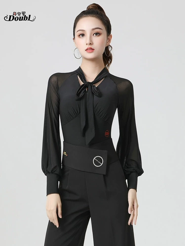 Danbao Ronaldo High -Latin Dance Top Одежда Gitta Dance Clothing New Lantern Eleve Contosent