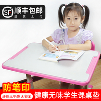  Desktop desk mat for primary school students crystal board desk mat for children transparent tablecloth for learning and writing special meal cloth customization
