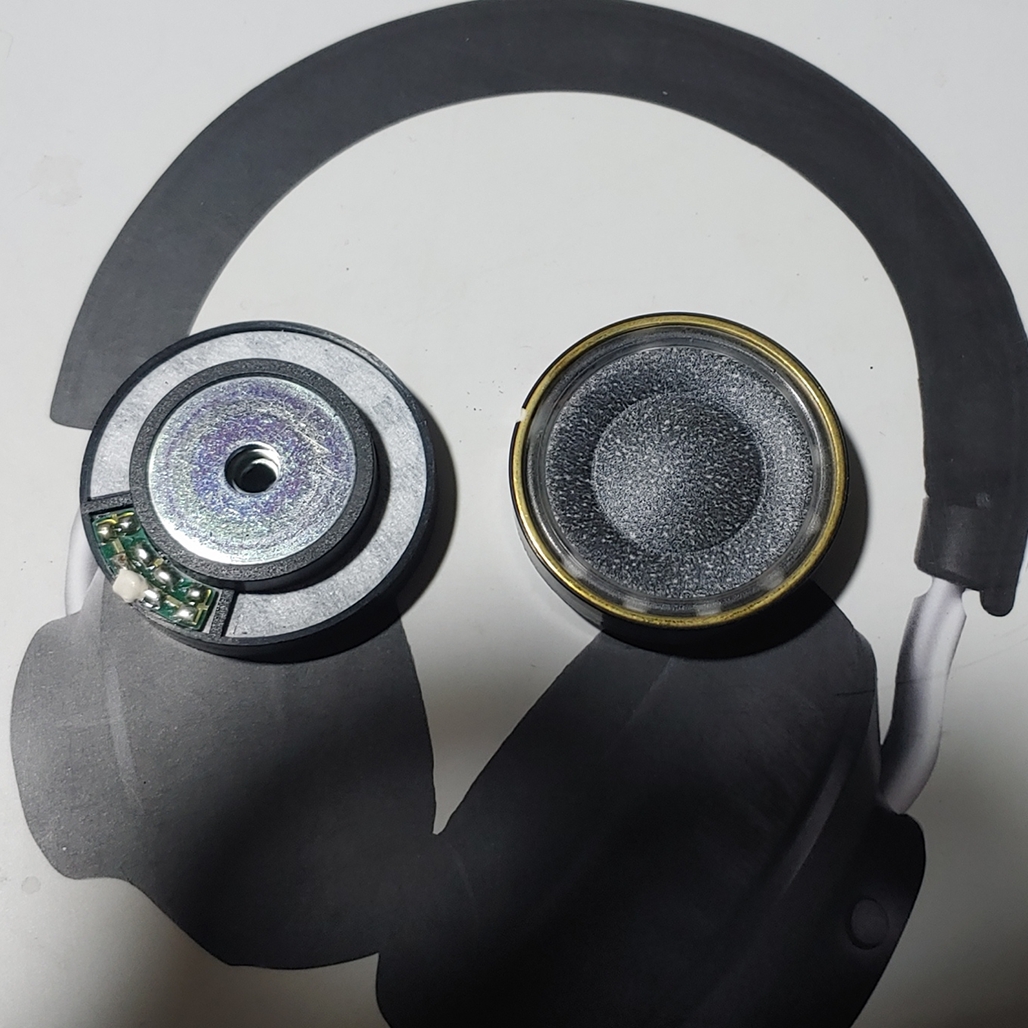 40mm graphene head with headphones on horn and loudspeaker ultra - loudspeaker